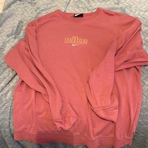 Pink Nike Crewneck sweatshirt